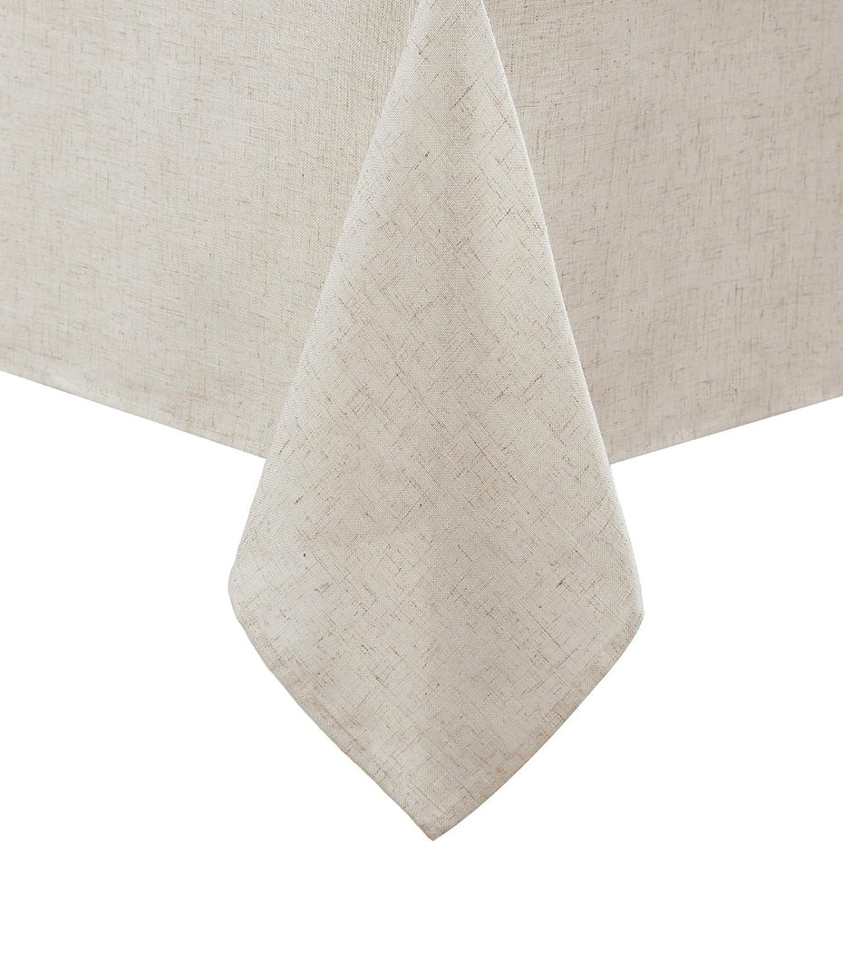 Beige Linen Tablecloth 45x108 ft
