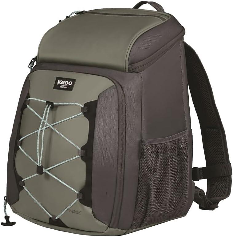 Igloo Backpack Coolers | Insulated Soft Sided Cooler Bag, 30 can