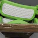 3-in-1 Potty Training Seat & Training Toilet & Potty Chair, Height AdjustableToddler Toilet Seat for Kids, Foldable Potty Training Toilet with Splash Guard & Anti-Slip Steps (Green)