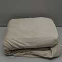 H.VERSAILTEX Real Velvet Plush 3 Piece Stretch Sofa Covers Couch Covers for 2 Cushion Couch Loveseat Covers Width Up to 72 Inch Thick Stay in Place (Medium Sofa, Oatmeal)