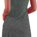 pinziko Women's Summer Swimsuit Beach Dress Bathing Suit Cover Up Vacation Fringe Dresses (Medium, Gray)