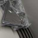 ECOTRIC Spa Step Hot Tub 2-Step Universal Outdoor Indoor Step Stool Pool Ladder Slip Resistant Striped - Carbon Gray Plastic