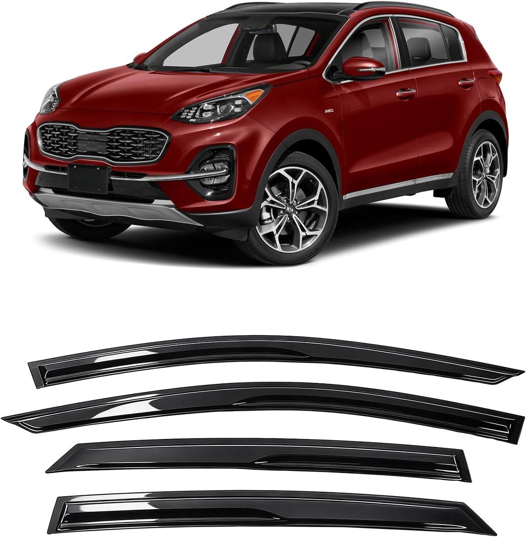 Window Visors Out-Channel Rain Guards for Kia Sportage 2017-2022