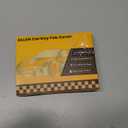 OLLEN Genuine Leather No Screws Key Fob Cover Fit for BMW 5 6 7 Series X1 X2 X3 X5 X6 GT Series etc, Blade Shape, Brown