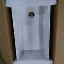 KRAUS Turino Workstation 33-inch Farmhouse Reversible Apron Front Fireclay Single Bowl Kitchen Sink with Accessories in Gloss White, KFR4-33GWH