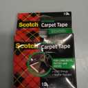 3M Scotch Double-Sided Carpet Tape 1.3 in x 40 ft  Heavy Duty Indoor/Outdoor Rug Gripper for Hardwood, Vinyl, Tile & Concrete Floors  Non-Slip Adhesive for Area Rugs and Mats