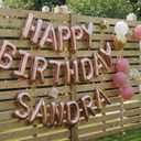 Rose Gold Happy Birthday Balloon Banner Personalized Name 16 Inch Foil happy birthday balloons letters with A-Z set and extra letters Birthday Party Decorations Happy happy birthday balloon