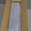 novelinks Transparent 4" x 6" Photo Cases and Clear Craft Keeper with Handle, 16 Inner Photo Organizers & Photo Storage Box, Plastic Photo Storage Containers (Clear) (White)