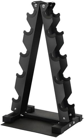 Dumbbell Rack, Style: A-frame, 5-tier