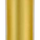 Brass Toilet Brush and HolderExtra Long Handled Gold Toilet Brush for BathroomStainless Steel Heavy Duty Toilet Bowl Brush,Deep Cleaning Modern Toilet Cleaner Brush -Space Saving, Covered Brush