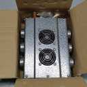 Therwen 12V Universal Car Auxiliary Heater - Windscreen Demister & Defroster - Compact Underdash Heater Kit for Suv Utv Camper - Winter Automotive Air Conditioner for Heating & Defrosting(6 Ports)