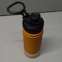 koodee Insulated Water Bottle, 18 oz Stainless Steel Double Wall Vacuum Wide Mouth Sport Bottle with Leakproof Spout Lid (Apple Green)