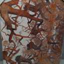 PHOENIX Winter Forest Wall Art Decor Framed Canvas Tangled Tree Subtle Impressionist Rustic Seasonal for Office & Home Living Dining Room Bedroom 16X24 Inch