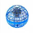 Flying Hover Ball Toy - Spinning & Floating Sphere, Air Hover Toy for Kids and Teens, Cosmic Glowing Flying Sphere for Indoor Play (Blue)