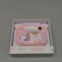 Instant Print Camera for Kids with 12 Rolls Refill Paper, Digital Camera for Girls Christmas Birthday Gifts, 32G SD Card (Light Pink)