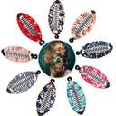 9 Pieces Banana Hair Clip Floral Clincher Hair Claws Bohemia Style Wrapped Cloth Banana Comb Clips Fish Shape Grips Clamp Accessories for Women Girls(4.3 x 2 Inch)