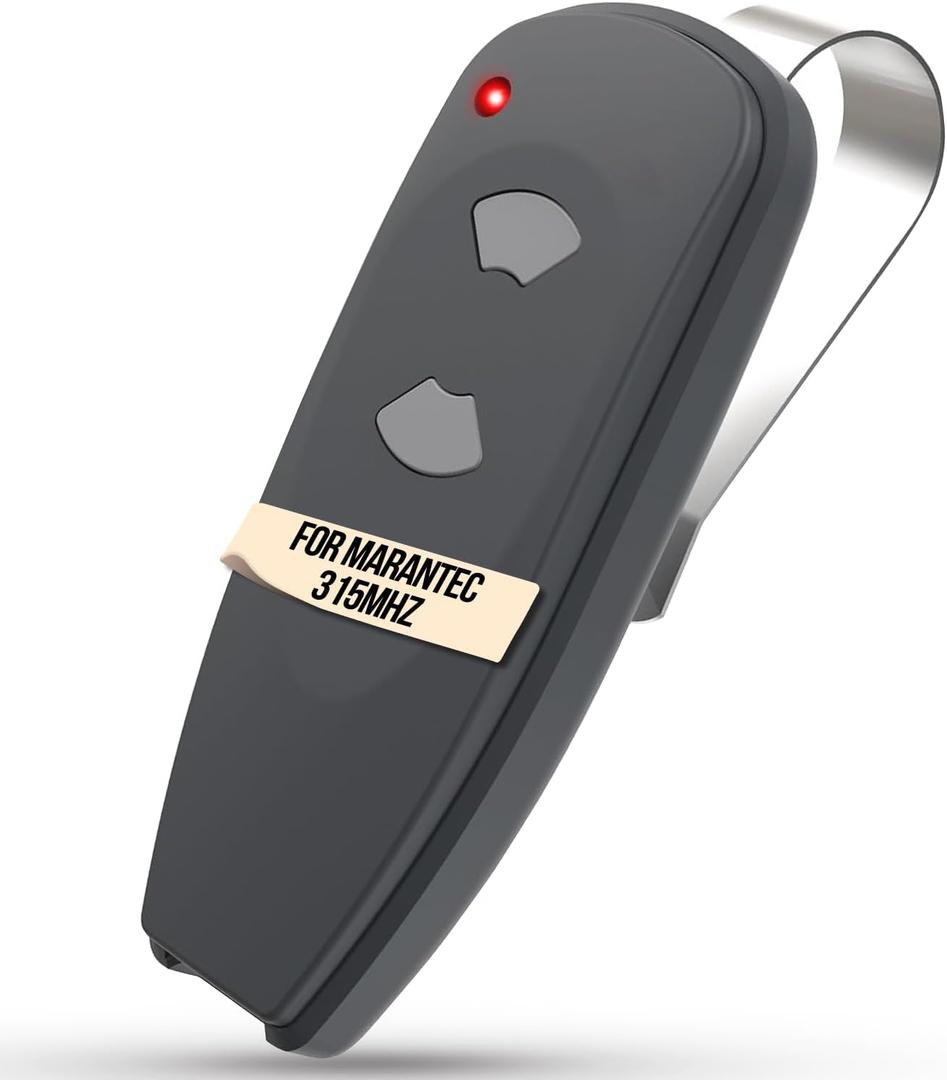 Lucrum Garage Door Opener Remote Replacement for Marantec M3-2312 - 2-Channel 315 MHz 65892 for Marantec Remote Replacement - 1 Pack
