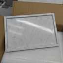 100% Natural Marble Serving Tray Luxury Marble Storage Tray for Home Decor Stone Tray for Bathroom/Kitchen/Vanity/Dresser,Plate Holder for Tissues, Candles, Towel (12" x 8" x 0.7")