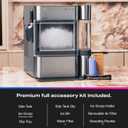 GE Profile Opal 2.0 Ultra Nugget Ice Maker with .75 Gallon Side Tank and Scale Inhibiting Filter, Scoop Included, 38 lbs in 24 Hours, Pellet Ice Machine with WiFi & Smart Connected, Stainless Steel