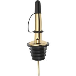 Pafusen 24 Pack Liquor Bottle Pourers, Liquor Pour Spout for Liquor Bottles, Stainless Steel Olive oil Dispenser Spout, Alcohol Pourer Spouts Dust Caps Covers Fixed, Gold