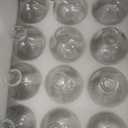 SOUJOY Set of 12 Small Glass Ball Bud Vase, Unique Mini Low Sitting Flower Vase, Clear Floral Centerpieces for Home Decor, Weddings, Floral Arrangements, Events, Parties