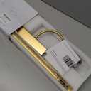 LYTARA Dimmable Cordless Picture Light with Controller and Timer, Rechargeable 5000mAh Battery Wall Sconce for Wall Pictures, Gallery Artwork, Paintings, Portraits, Dartboards (Gold) (14"L x 6.3"W x 6.3"H)