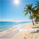 2026 Calendar, 2026 Wall Calendar, Monthly Calendars 12 Month Beach 12" x 24" Opened, Thick Glossy Paper for Organizing Planning, Ideal for Home Office