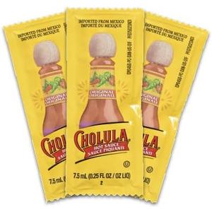 Hot Sauce Packet Bundle - INCLUDES Cholula Original Hot Sauce Packets 200 count - Great Addition to Compliment and Spice up Your Dishes!. 200 count good for on the go, picnic, traveling - Exclusive PaLiSoL CREATiONS Keychain included - Spice Up Any Meal On-the-Go! BBD: 09/09/26