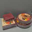 Gatherfun Turkey Thanksgiving Party Supplies Kit, Autumn Disposable Dinnerware Includes, Paper Dinner Plates, Dessert Plates, Napkins, Cups, and Tablecloth, for Fall party Decorations, Serve 25