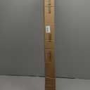 Single Curtain Rods for Windows 48 to 84 Inch(4-7ft),1 Inch Diameter Adjustable Heavy Duty Drapery Rods,with Modern Square Aluminum Alloy Finials,Warm Gold