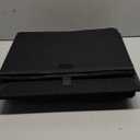 Large 22 Quart Linen Fabric Foldable Storage Bin Cube Organizer Basket with Flip-Top Lid & Handles, Clothes Blanket Box for Home, Office, Closet, Black, 4 Pack 14.6 x 9.5 x 9.5