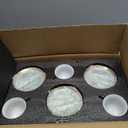 Teenyyou Set of 18 Tea Cups and Saucers, Vintage Style, 5.4 oz