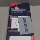 Fit Geno Back Brace Posture Corrector for Men & Women: Shoulder Straightener Adjustable Full Back Support Pain Relief - Scoliosis Hunchback Spine Corrector (Medium/Large) (Beige)