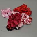 Pink Velvet/Silk Scrunchies Bulk Soft Hair Scrunchy Cute Hair Ties Scrunchies Solid Color Elastic Bands for Women Girl Party Favors (Multi-pink)