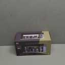 1/64 Scale Diecast Display Case for Hot Wheel Storage with LED Lights, Stackable Electric Garage with Voice Control, 3 Replaceable 3D Scenes Parking Lot Diorama for Model Cars (Black)