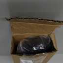 Black Curtain Rods for Window 28 to 48, 5/8 inch Small Decorative Curtain Rod Set with Brackets (32-46'')