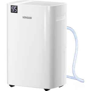 4500 Sq.Ft 52 Pints Dehumidifier for Basement and Home with Drain Hose & Water Tank, 3 Smart Modes, Humidity Control, Auto Defrost, 24H Timer- 2024 Energy Star Dehumidifer for Large Room
