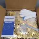 Light Gold Shimmer Wall Backdrop for Birthday Party Decoration - 12 Pcs Square Sequin Panels