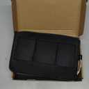 Purse Organizer Insert with Zipper Felt Bag Organizer Handbag Organizer Insert Bag In Bag Organizer with Key Chain for Tote Fits LV Speedy Neverfull Longchamp Rose (Small, Black)