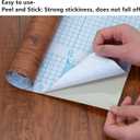 Decoroom Peel and Stick Wood Grain Contact Paper 17.71" X 236" Brown Wooden Look Wallpaper Self-Adhesive