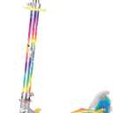 Ozbozz Tie Dye Foldable Scooter - Light UP Wheels - Ages 5 and up. Adjustable Handlebar Height 28.5" - 32.5"