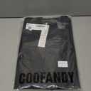 COOFANDY Men's Business Suit Vest Slim Fit Dress Vest Wedding Waistcoat (X-Large, Black)