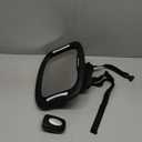 Baby Car Mirror with Remote Control Soft Led Light Shatter-Proof Acrylic Baby Mirror for Car, Rearview Baby Mirror-Easily Observe Baby's Every Move, Safety and 360 Degree Adjustability