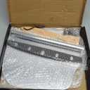 Pizza Peel Aluminum Pizza Spatula, Mooues 12 inch Metal Pizza Paddle(12"x 14")with Rocker Cutter Foldable Wood Handle, [Storage bag included], for Family Pizza Oven Baking Pizza, Dough, Bread & Pastry