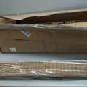 UNISHADES Cordless Bamboo Roman Shades for Windows, Blinds Size (34.5" W 64" H) Colour (Highfield Teak)