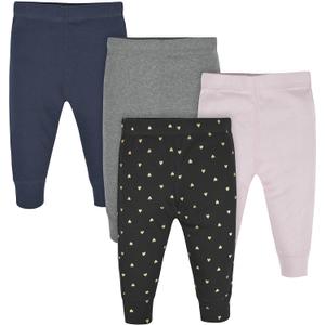Gerber Baby Girls' Multi-Pack Active Pants Set (3-6 Months, Hearts) Gerber Baby Girls' Multi-Pack Active Pants Set (3-6 Months, Hearts)