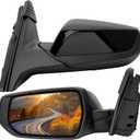 Left Driver Side Rear View Mirror Replacement for Chevrolet Chevy Malibu 2016 2017 2018 2019 2020 2021- Rearview Mirrors with 3Pins,Electric Adjustment, black