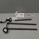 Ntipox Antique Bathroom Double Towel Bar Oil Rubbed Bronze, 24 Inch Towel Racks for Bathroom Wall Mounted,Bathroom Towel Holder Bronze,Two Towel Rod Hanger for Hotel