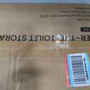 Kalrin Over-The-Toilet Storage Rack, 4-Tier Bathroom Organizer Shelf Over Toilet with Adjustable Shelf and Basket, Freestanding Space Saver Bathroom Shelves Above Toilet for Room (Pure White), X-Large