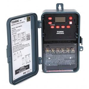 TORK EWZ201C 2 Channel 7-Day Digital SPST and Single Channel DPST Time Switch
